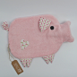 Preview: Wärmflaschenbezug Schwein / Pig rosa made by Herbst - Stube